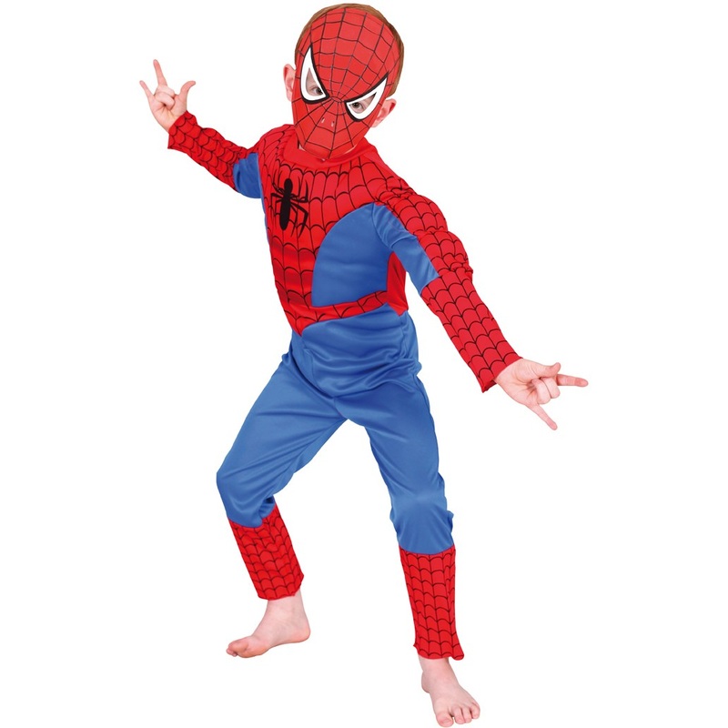 Spiderman kids costume deluxe S