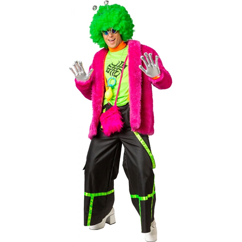 90s raver men's costume S