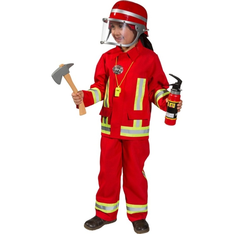 Fire department child costume 104