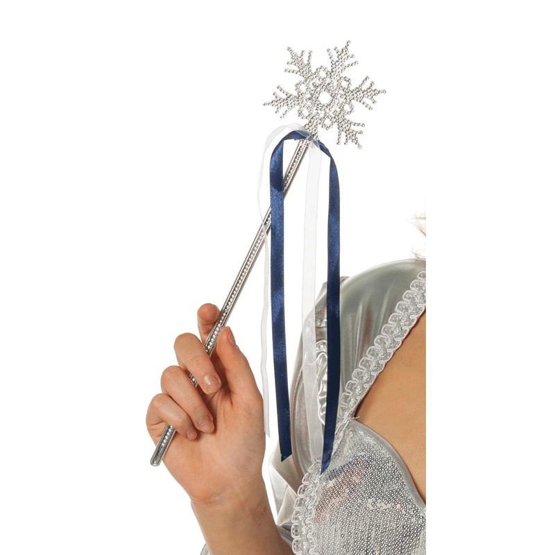 Ice princess wand with snowflake