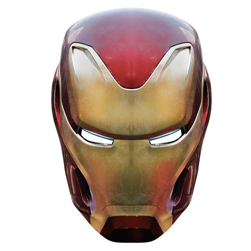 Iron Man Infinity Mask made of cardboard