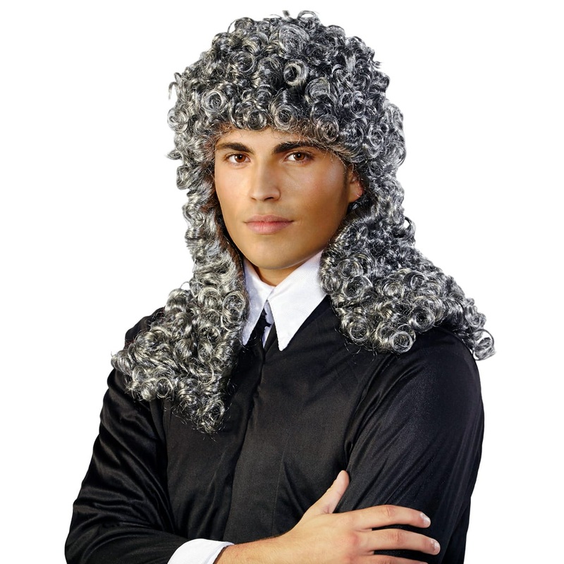 Judge wig gray