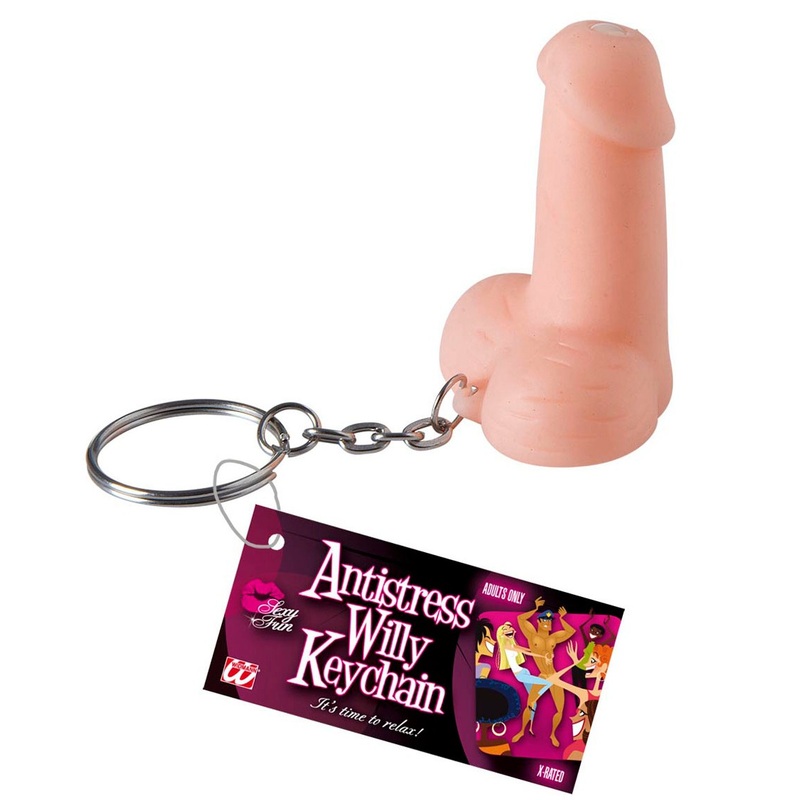 Penis Willy Antistress Keychain