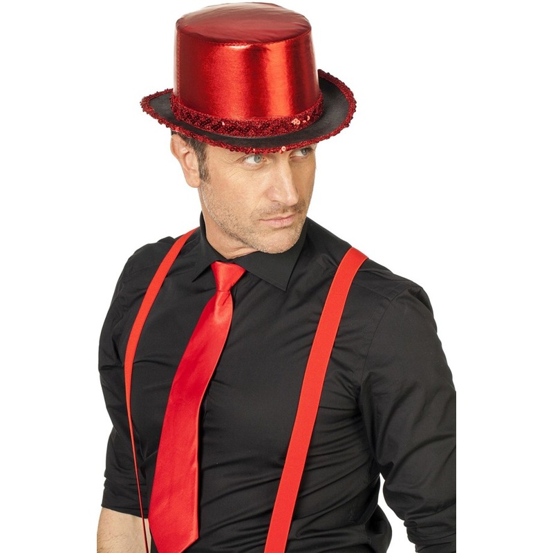 Red show cylinder Pippo for men