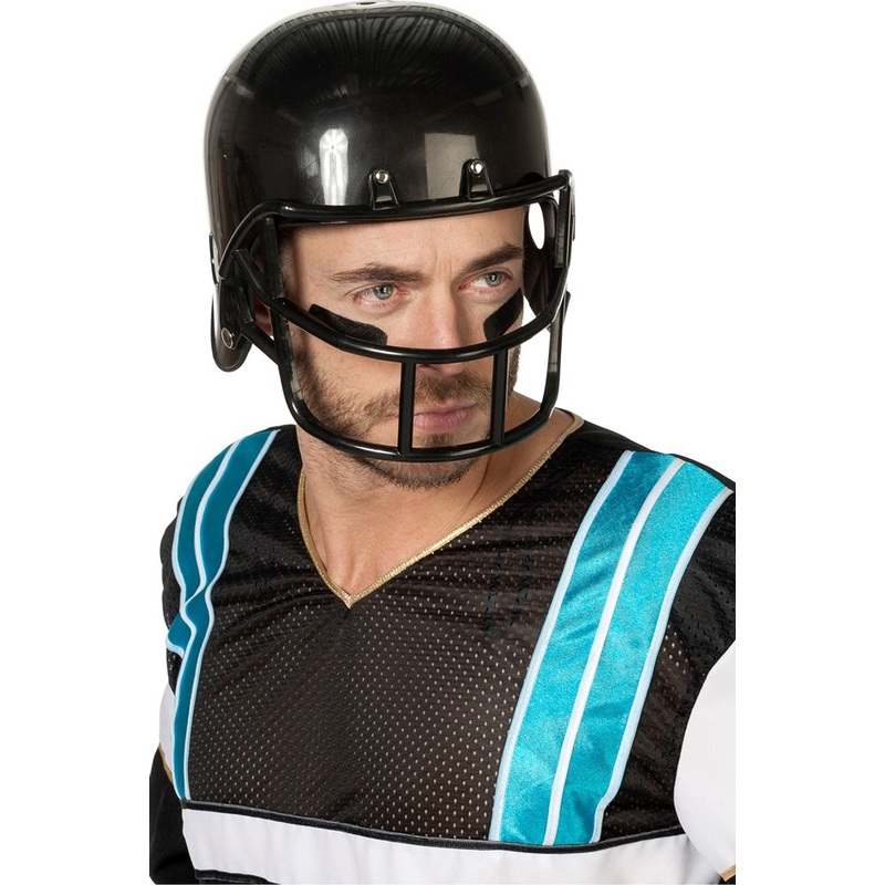 Touchdown American Football Helmet Black