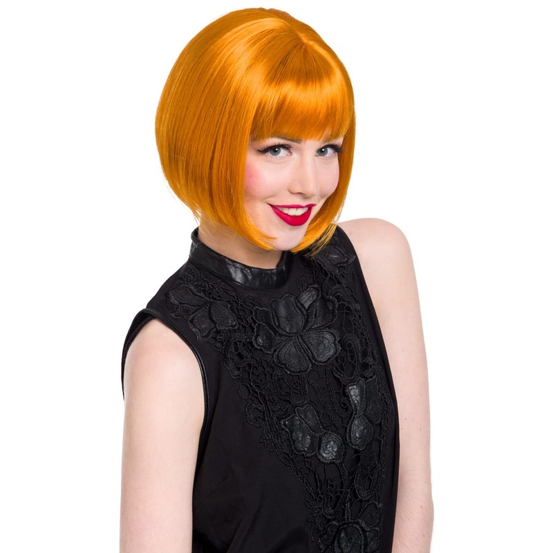 Victoria Orange Deluxe Wig