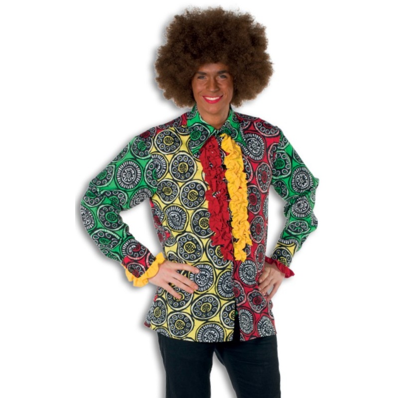African Spirit men's shirt XS