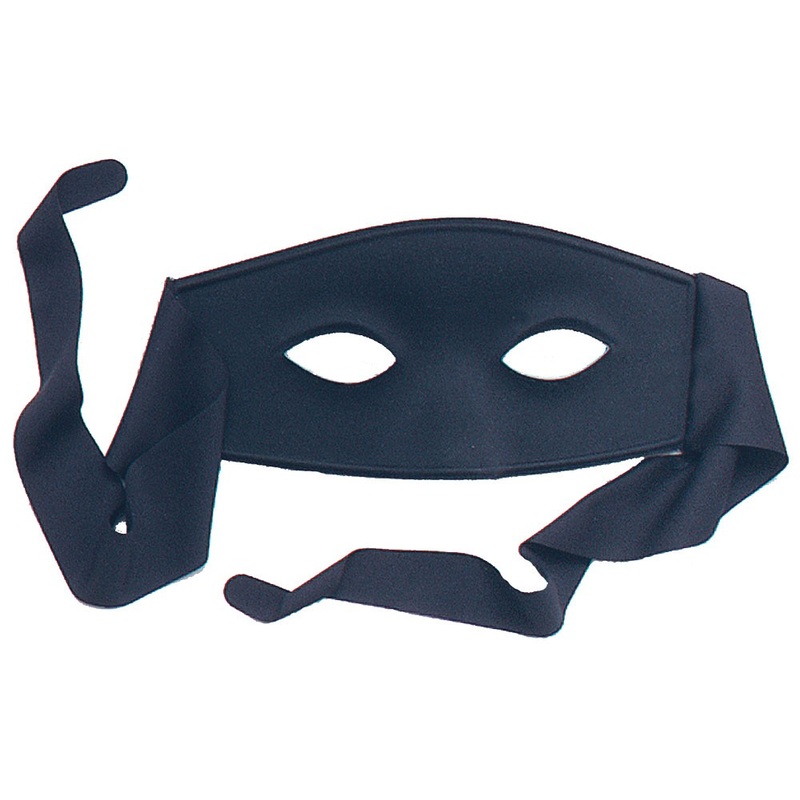 Black bandit eye mask