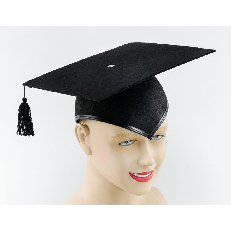 Black doctoral student cap