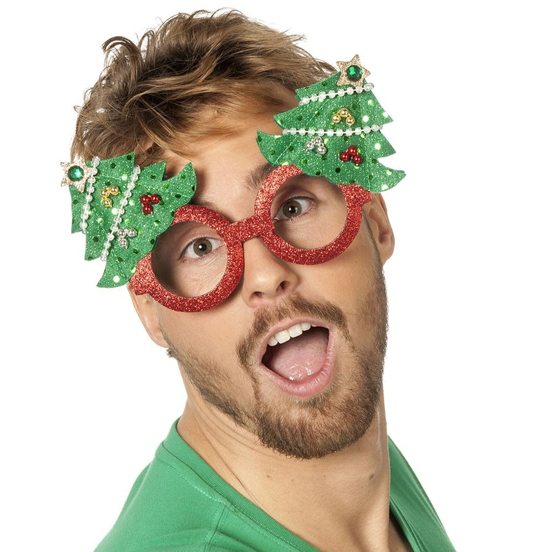 Christmas fir tree glasses
