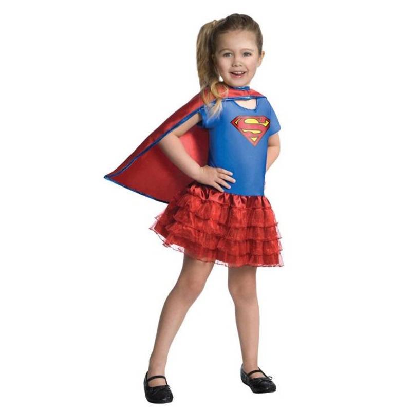 Little super girl child costume