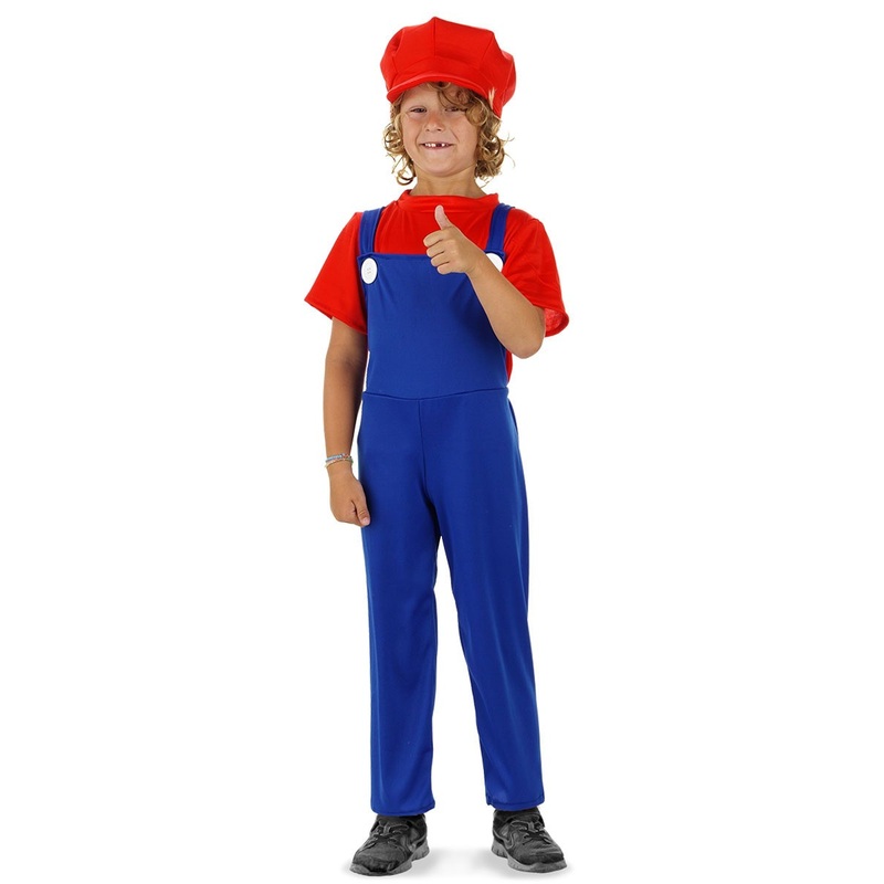 Little super plumber kids costume M