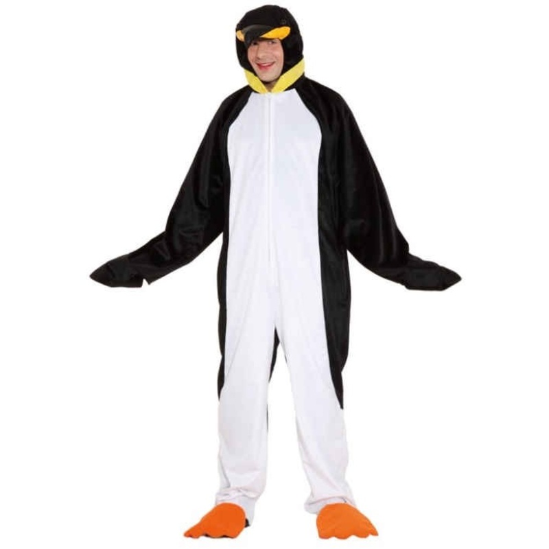 Penguin costume full body with hooded mask