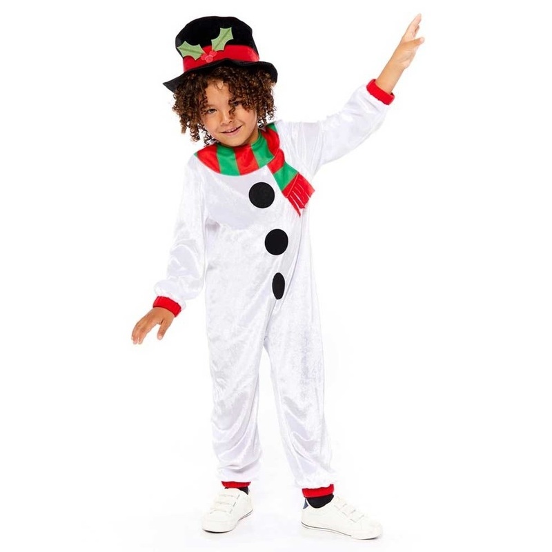 Snowman child costume Snowflake