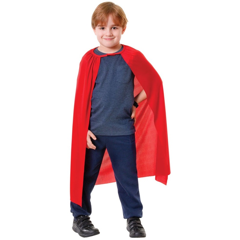 Superhero Cape for Children Red