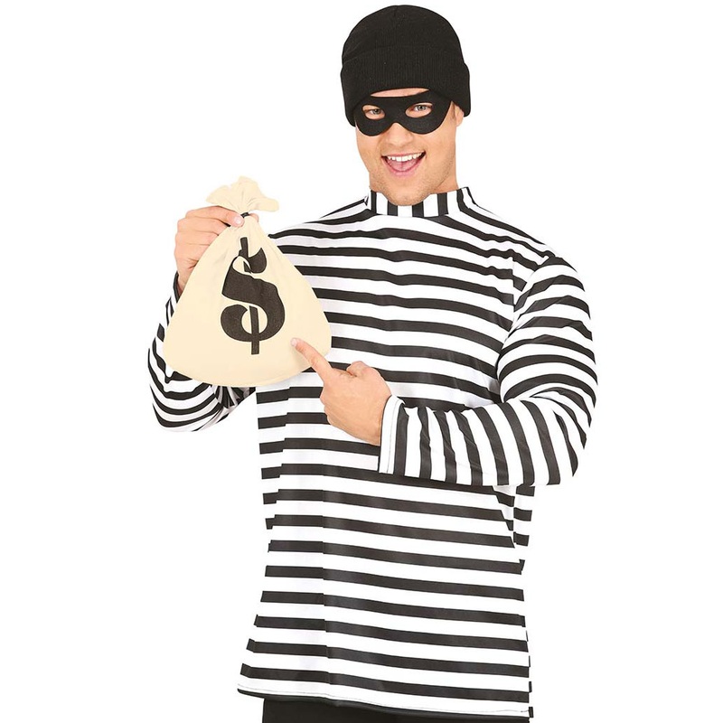 3-piece thief disguise set for men