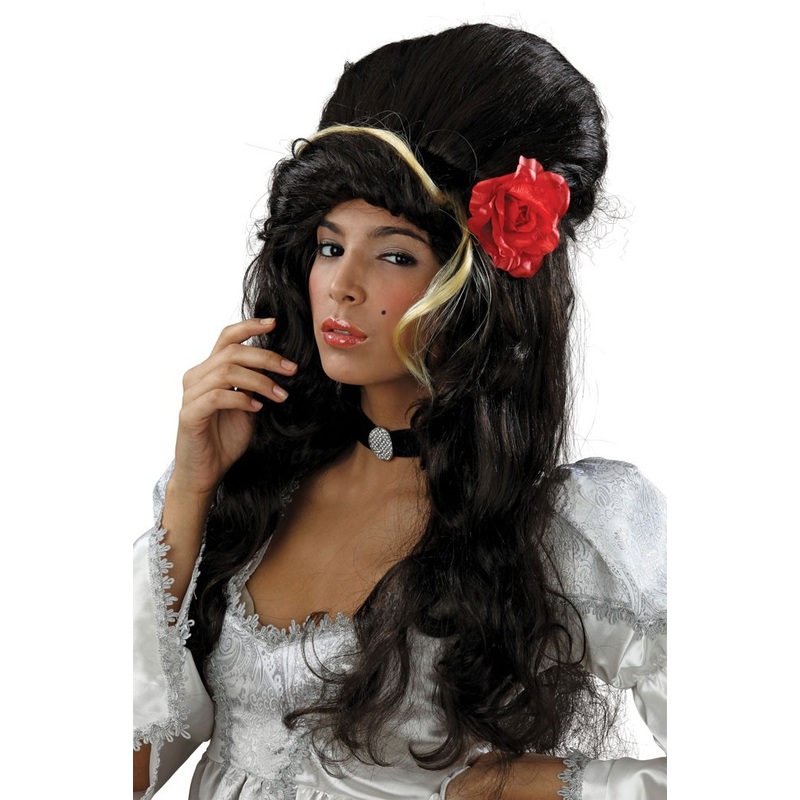Amy Beerhood wig with rose