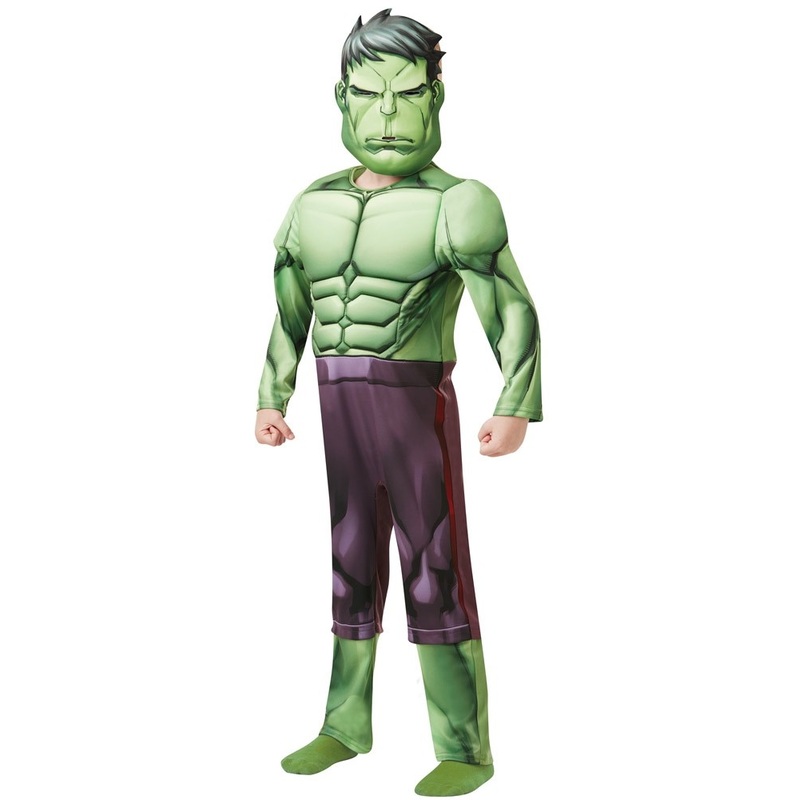 Avengers Assemble Hulk costume for kids Deluxe S