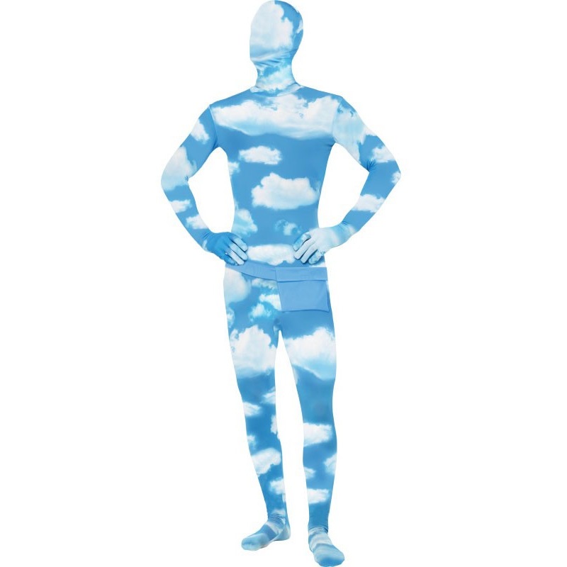 Cloudy blue sky Morphsuit full body suit M