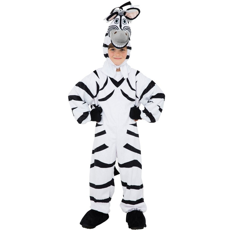 Crazy Zebra Plush Child Costume