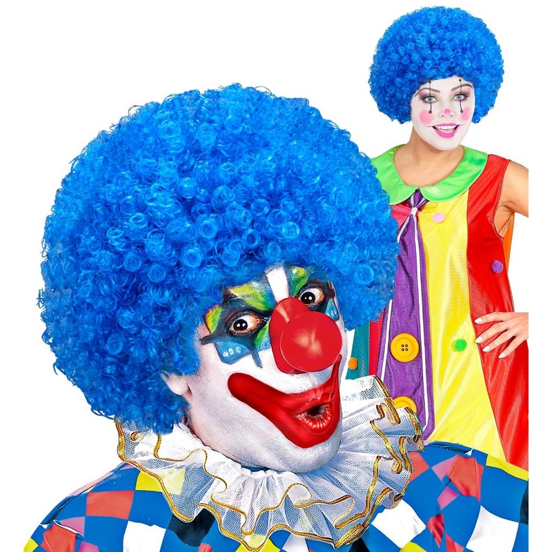 Curly Wig in Blue