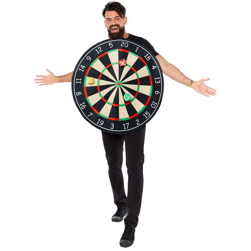 Dartboard costume for adults