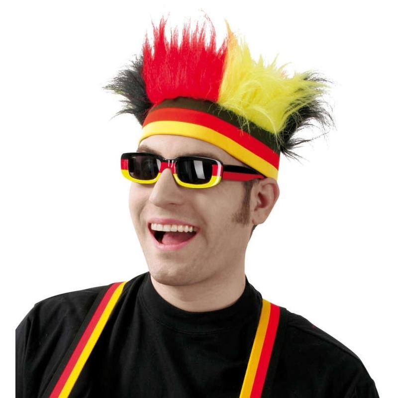 Freaky Germany headband with hair