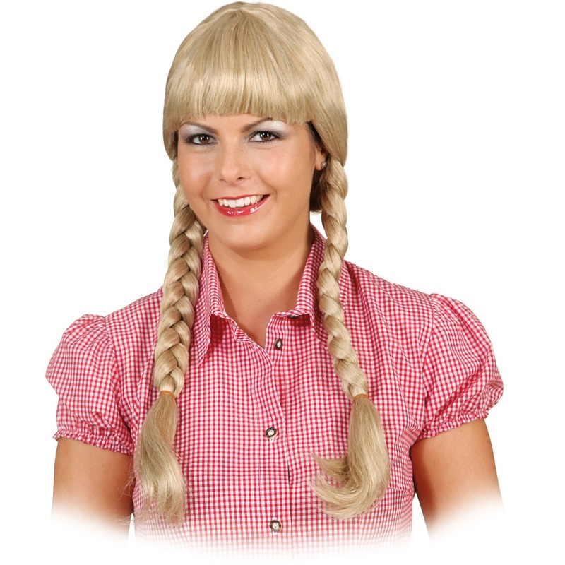 Leni plait wig with bangs