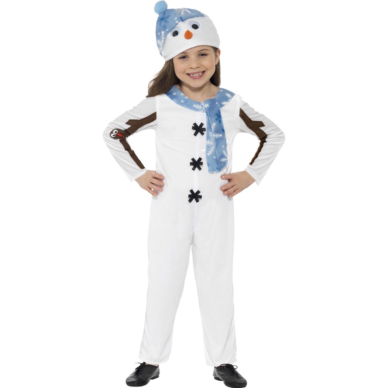 Little snow girl child costume