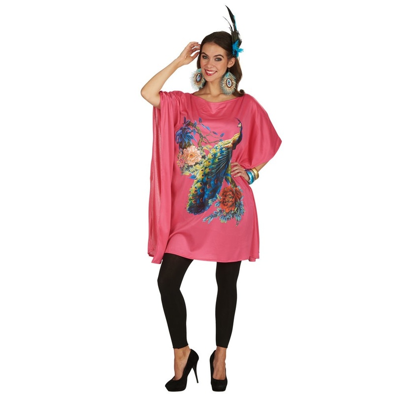 Pinkie peacock tunic costume