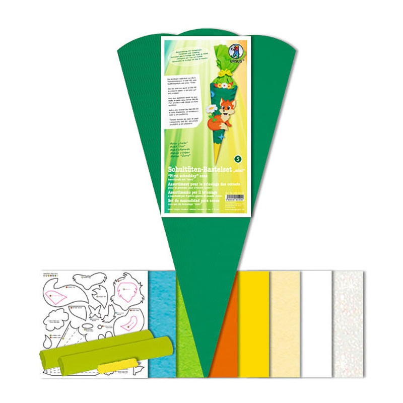Schultten Bastelset Mini Fuchs grn