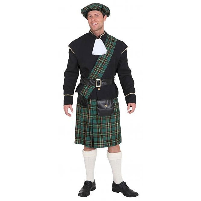 Scots men costume green 46-48