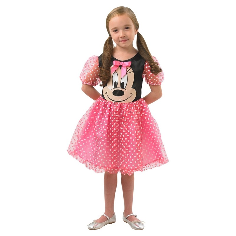 Sweet Minnie Mouse costume for girls pink S
