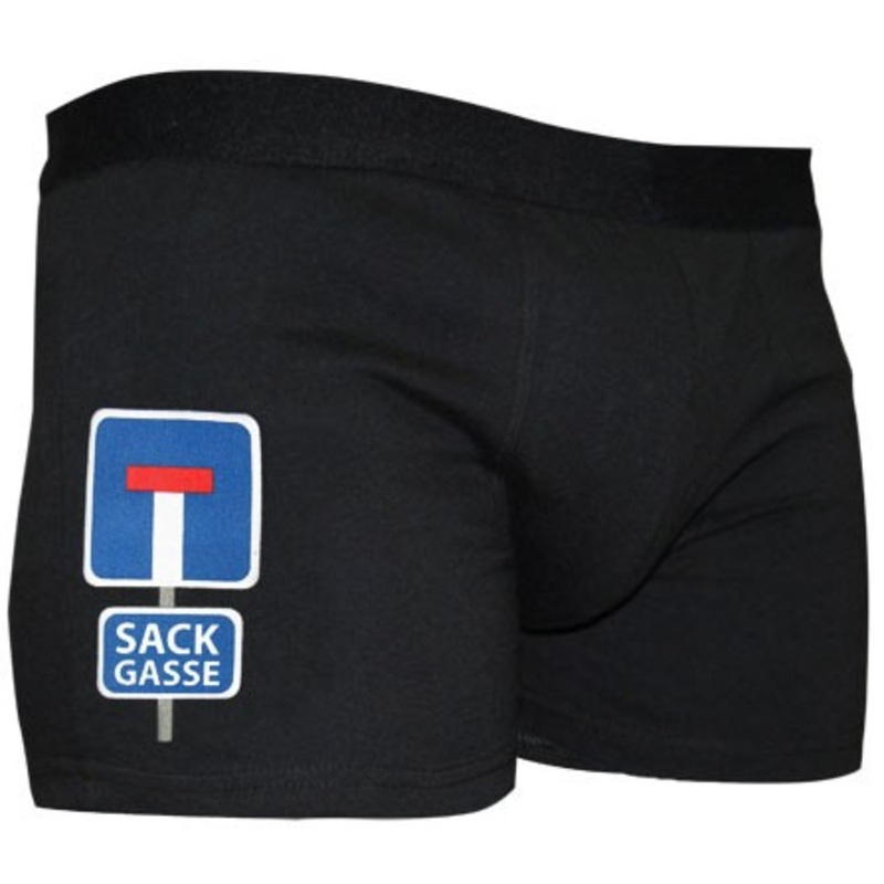 Black dead end boxer shorts M