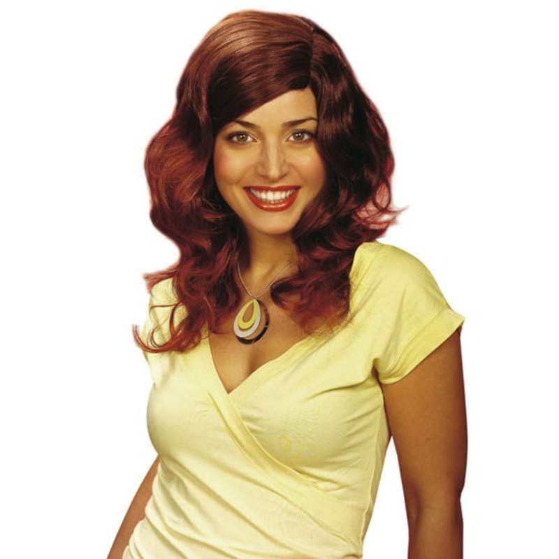 Brown Wavy Long Hair Wig Antonia