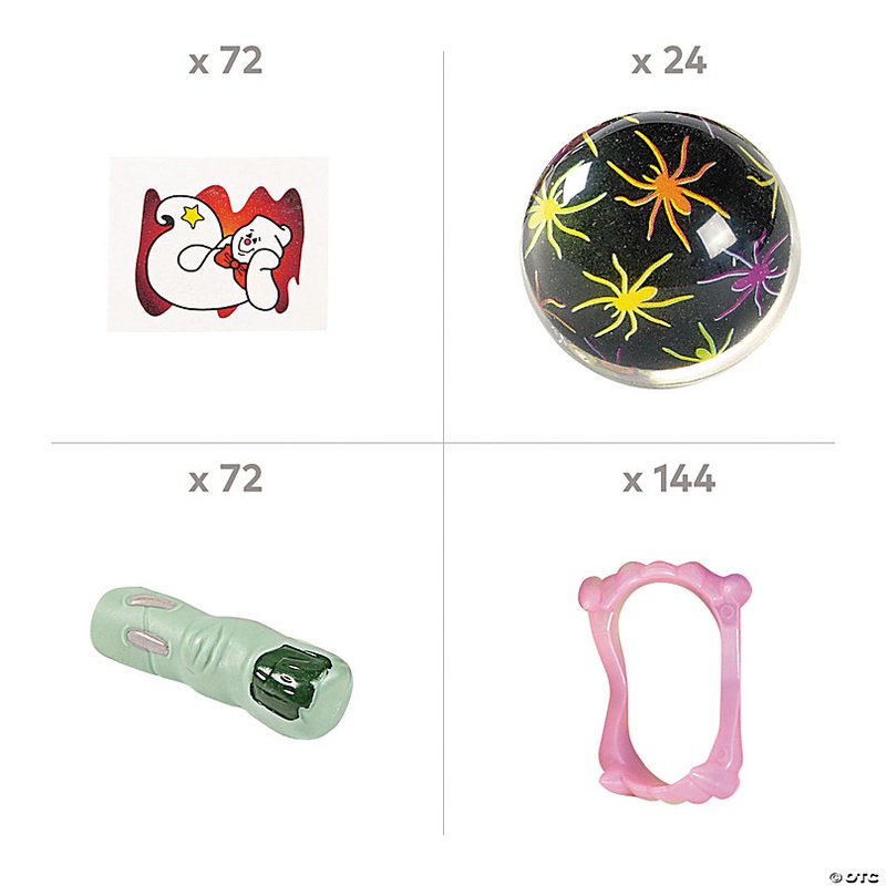 Bulk 312 Pc. Halloween Prize & Accessory Kit