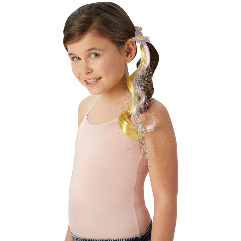 Fluttershy strand of hair with elastic band