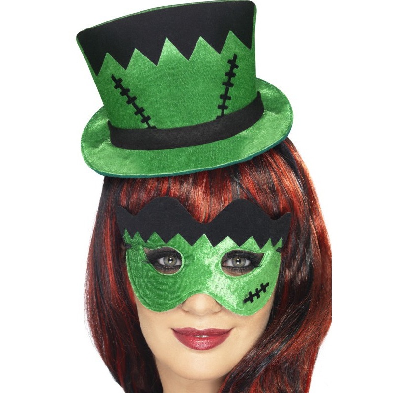 Green Frankenstein set