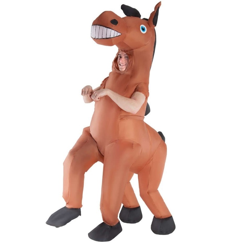 Inflatable horse costume XXL unisex