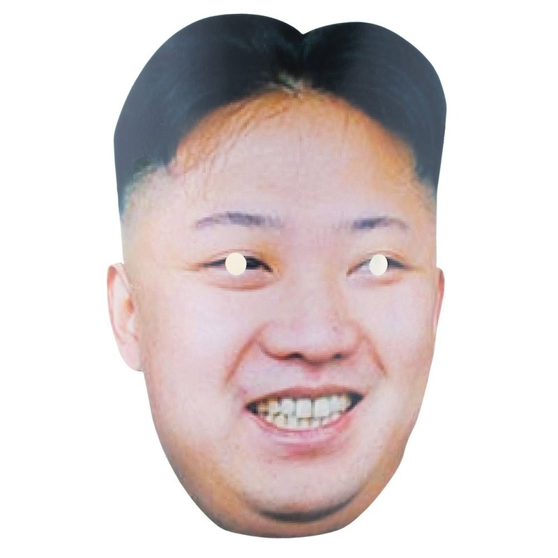 Kim politician paper mask