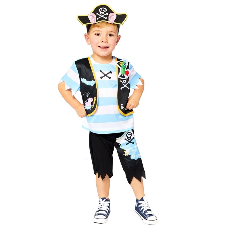Peppa Pig Pirate George Costume Children's