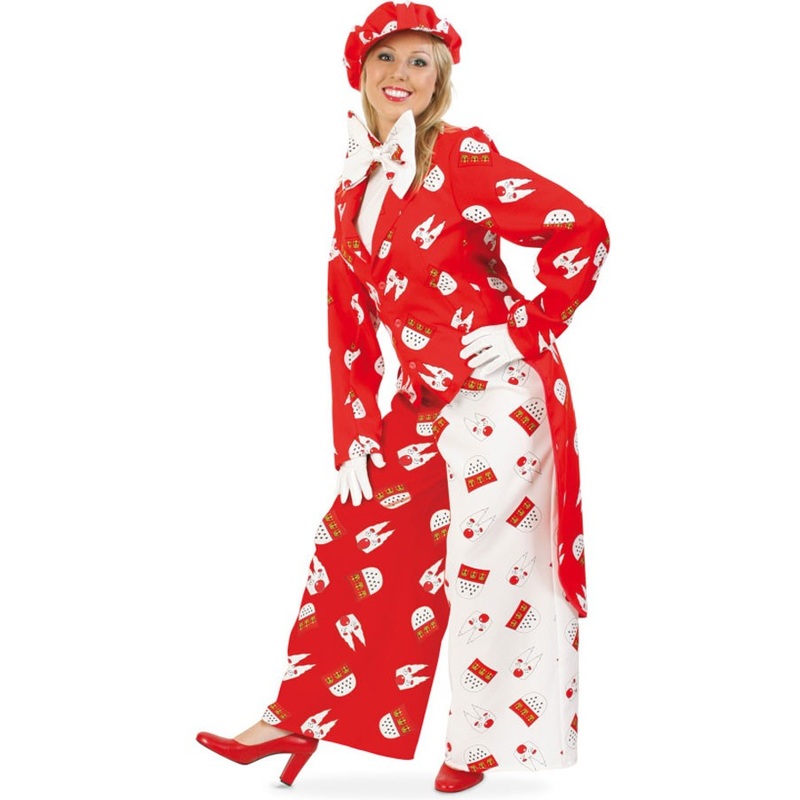 Red 1 FC Kln tailcoat for women M