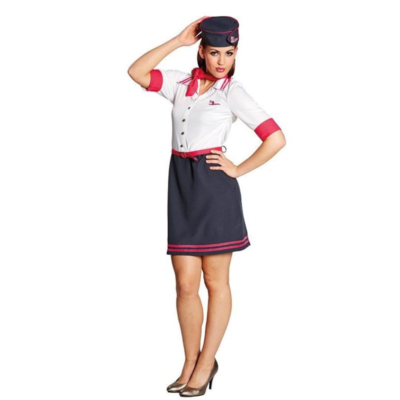 Stewardess Eva flight attendant costume 34