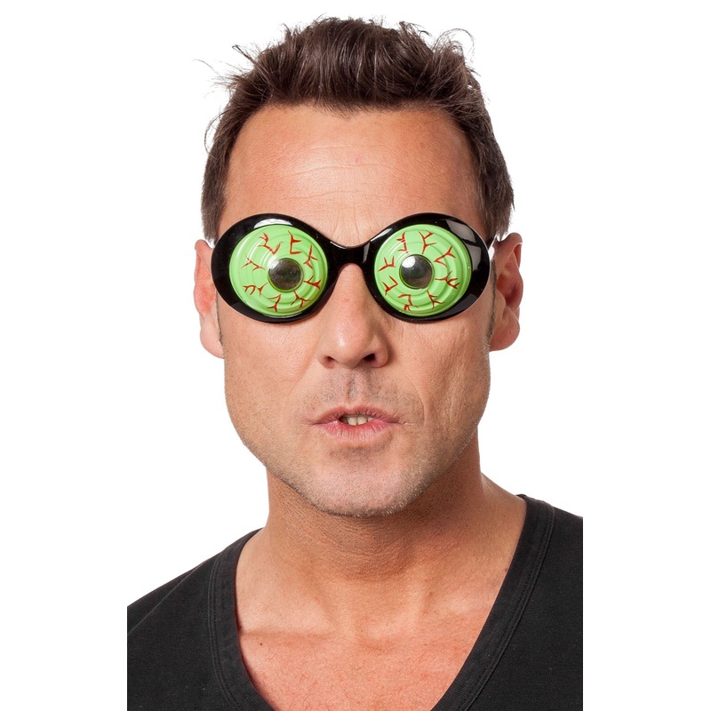 Zombie eyes glasses green