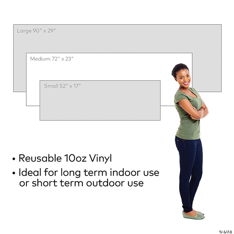 72 x 23 Iconic Halloween Custom Banner - Medium