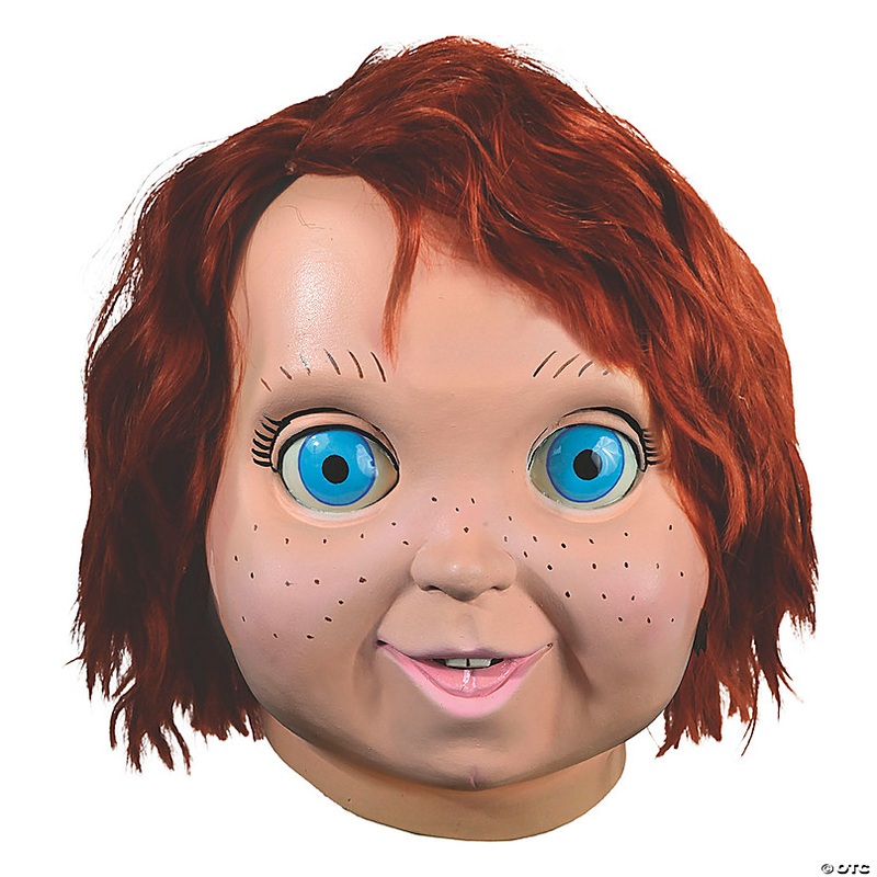 Adults Childs Play 2 Good Guys Doll Chucky Mask Costume Accessory