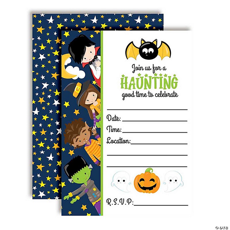 Haunting Good Time Party Invitations 40pc. by AmandaCreation