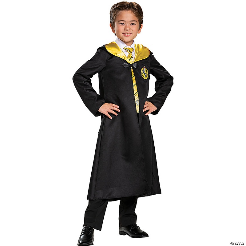 Kids Classic Harry Potter Hufflepuff Robe - Large 10-12