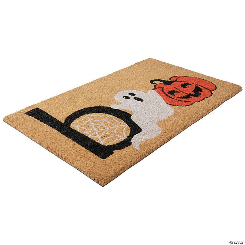 Natural Coir Boo Halloween Doormat 18 Proper 30