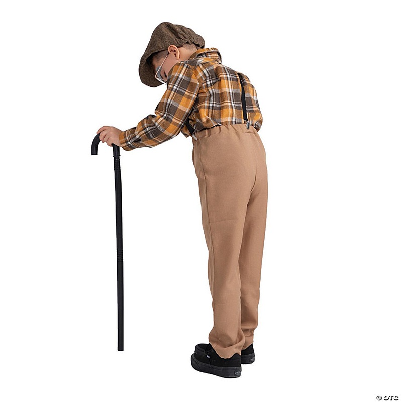 Old Man Grandpa Costume - Kids XL